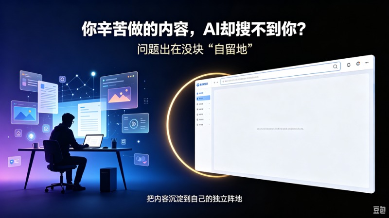 你辛苦做的内容,AI却搜不到你?问题出在没块”自留地”-洛芃泽