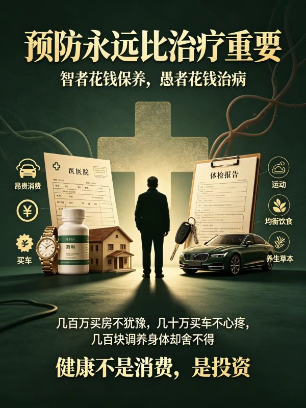 健康要提前投资，别等病倒才醒悟！-洛芃泽