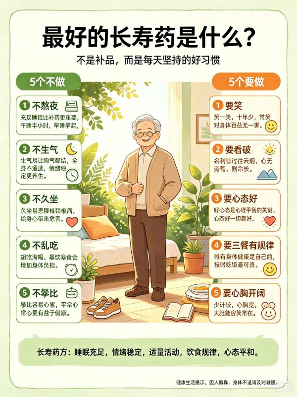 最好的长寿药是什么？-洛芃泽