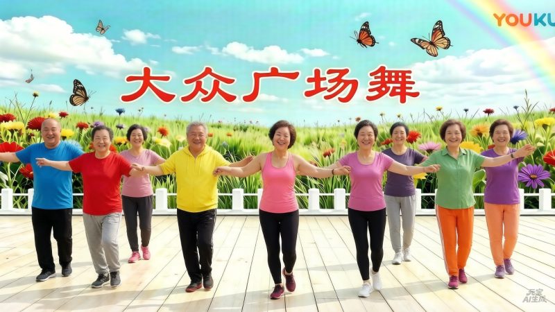 500首高清广场舞视频教学合集：居家跟练·动作分解-洛芃泽