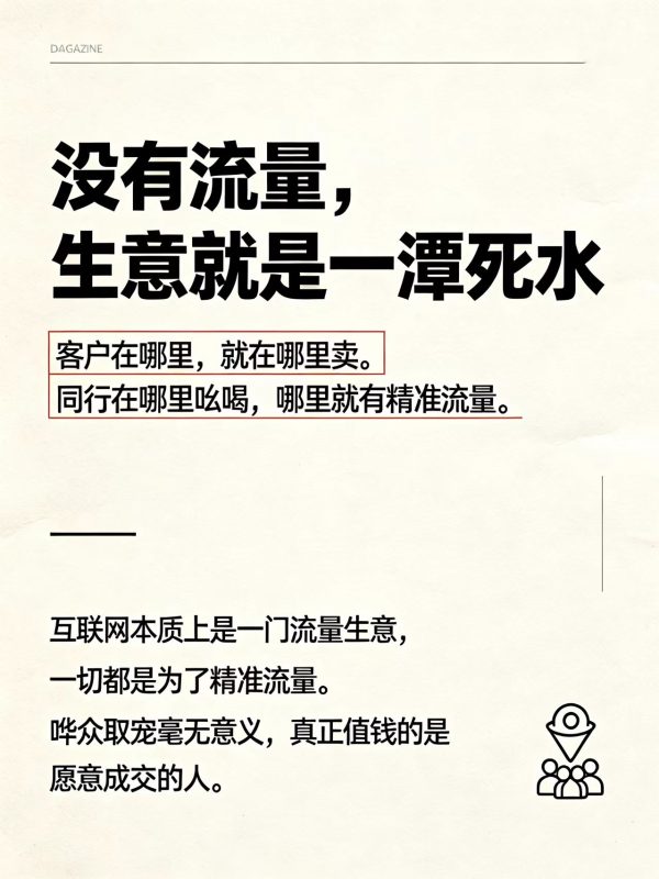 读懂流量底层逻辑，少走90%创业弯路！-洛芃泽