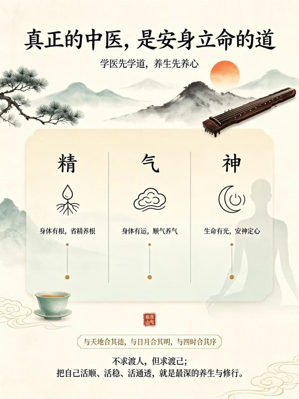 中医不求渡人，但求渡己-洛芃泽